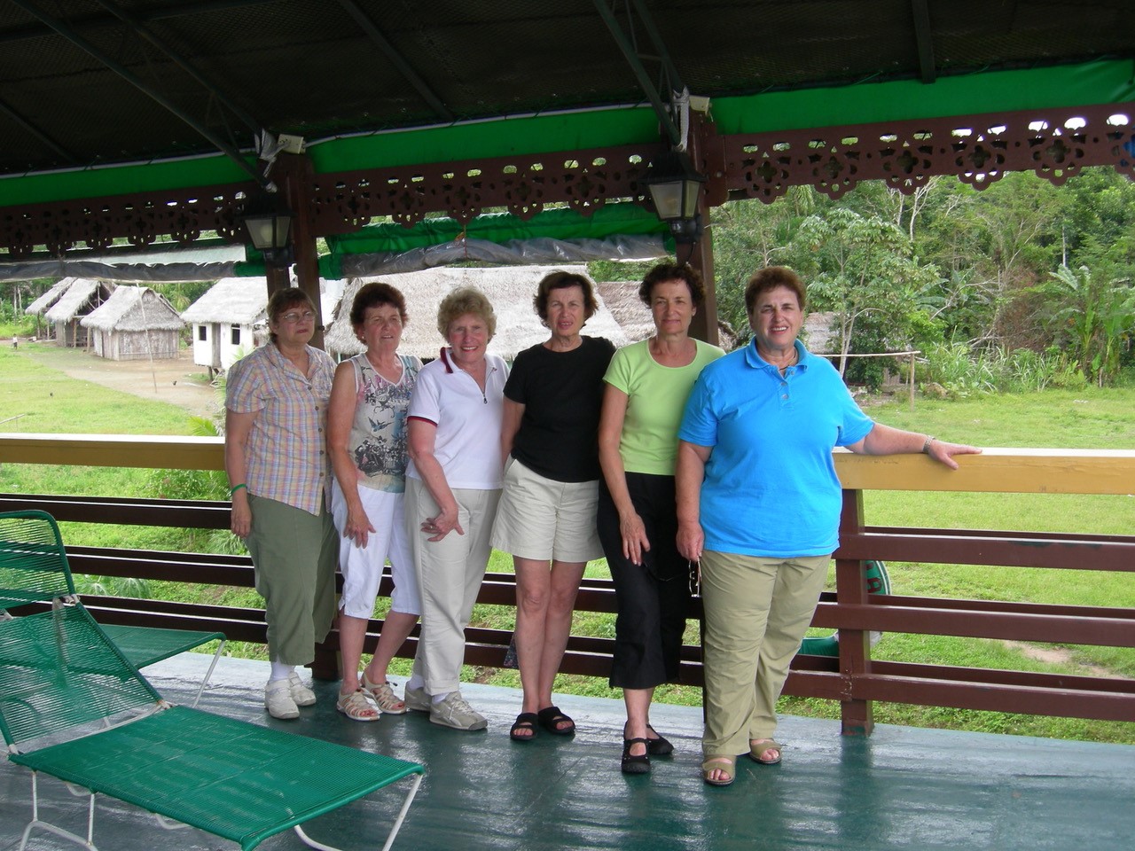 Members of Lesley's Class of 1961 on a trip to the Amazon