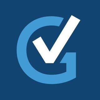 Growing Voters Logo - a G with a check mark in it