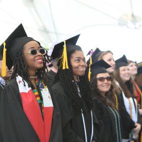 Lesley University commencement undergraduate ceremony.
