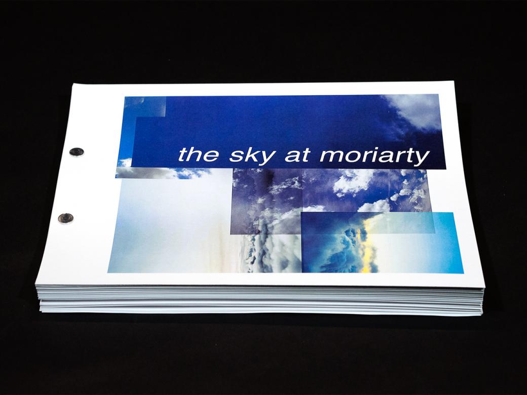 picture of sky at moriarty front cover