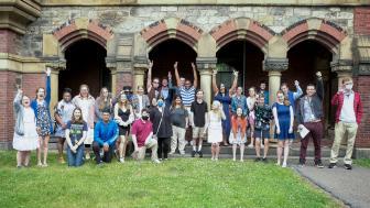 Group photo on South Campus of our Threshold Program graduates