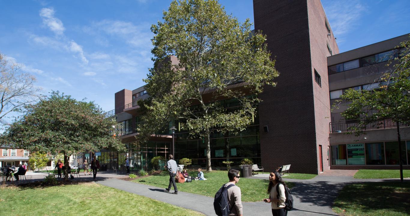 students in the quad