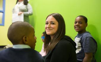 A former teacher and caseworker, Jana Karp created the Boston Youth Sanctuary for children and families impacted by trauma.