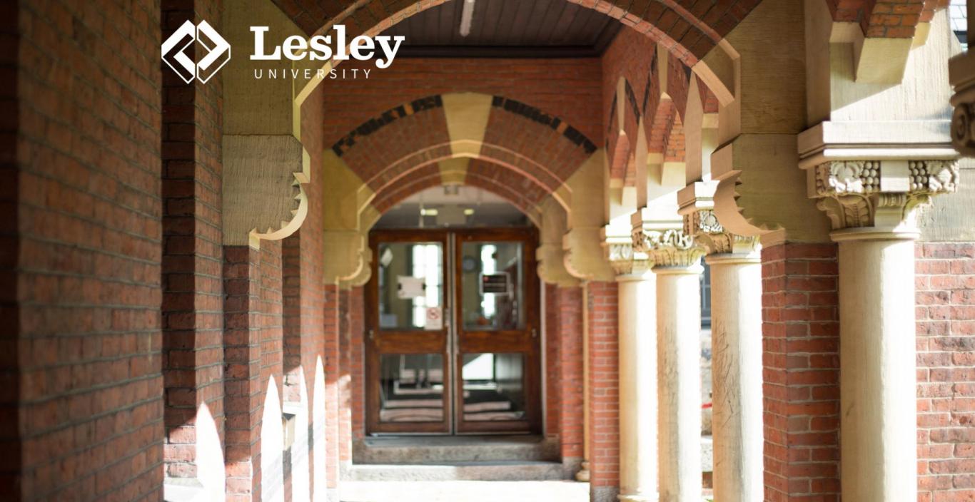 The arched walkway of Lawrence Hall. 