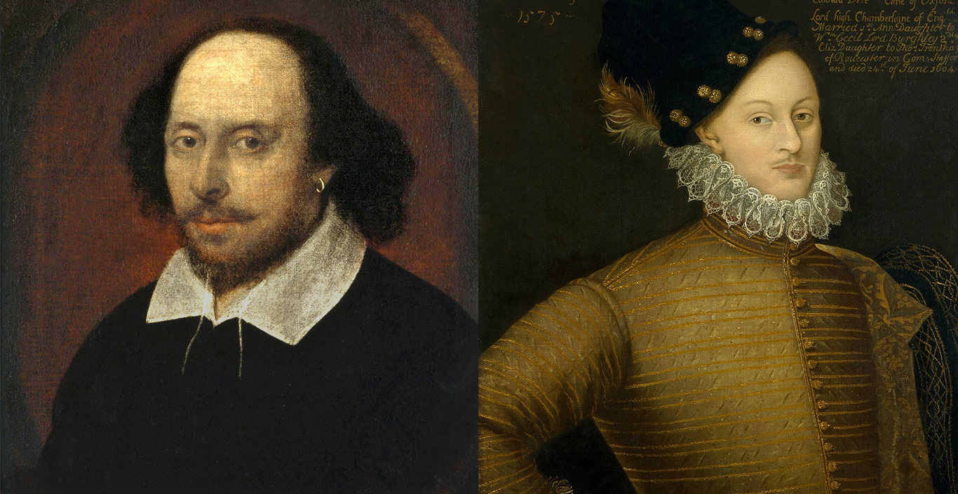 Portraits of William Shakespeare and Edward De Vere