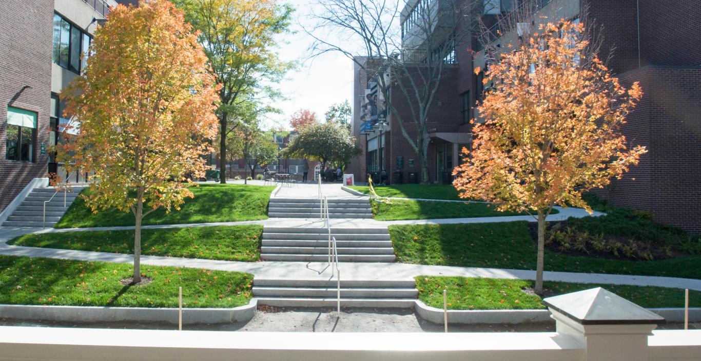 doble campus quad ramp and stairs
