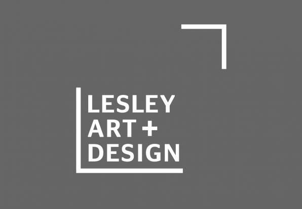 Lesley Art + Design subbrand mark in gray