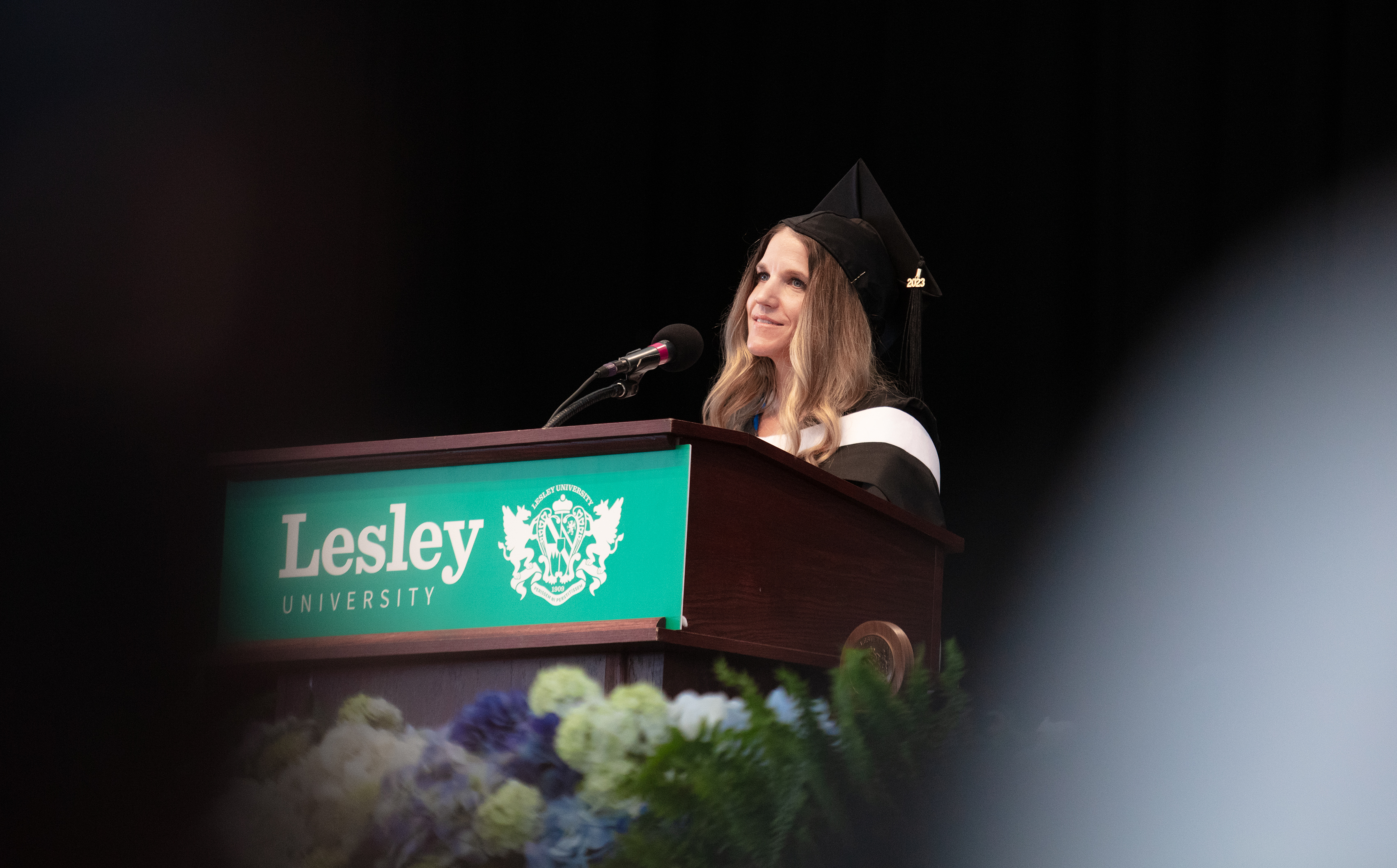 GSASS student speaker Emily Haranas
