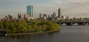 Boston skyline during the daytime along the Charles River