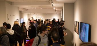 vandernoot gallery during crowded opening